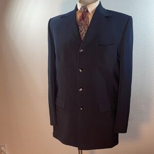 Men's blue sports jacket blazer coat 42 by Digjam Slim fitting streetwear